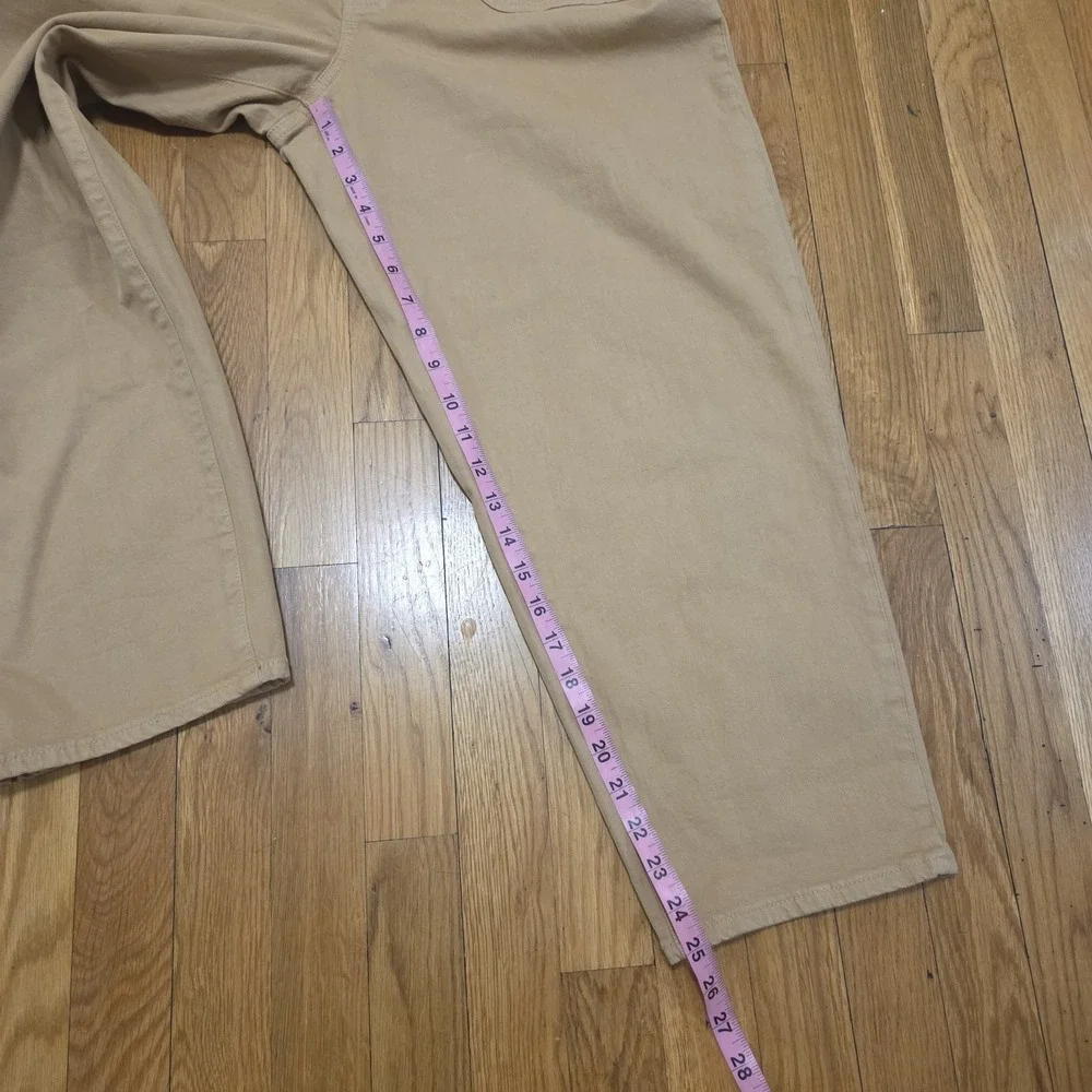 Madewell Womens Casual Everyday Patch‎ Pocket Utility Cargo Pants Deep Khaki 33